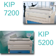 KIP 7200, KIP 5200 mono/color print, copy & scan systems